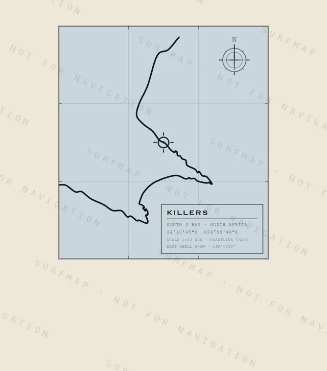 Killers chart, the full artwork printed on the back