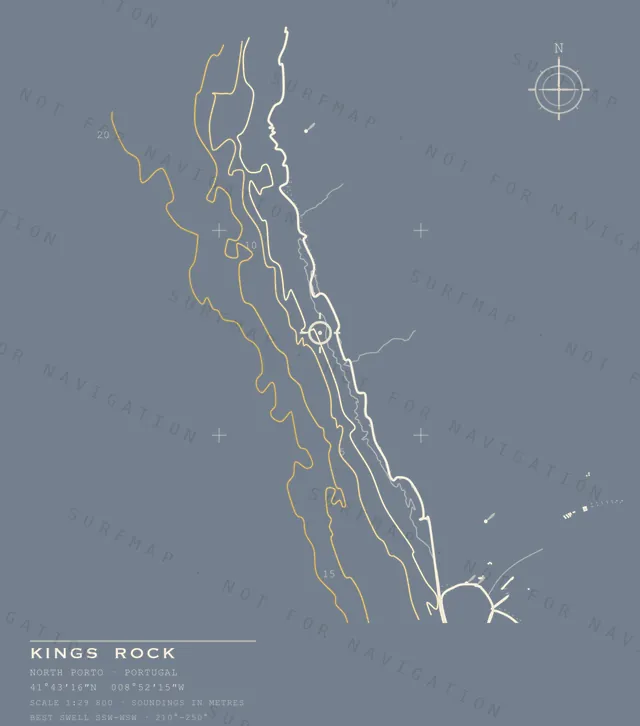 Kings Rock chart, the full artwork printed on the back