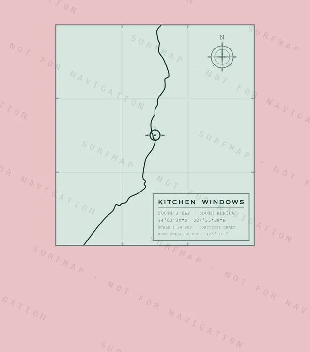 Kitchen Windows chart, the full artwork printed on the back