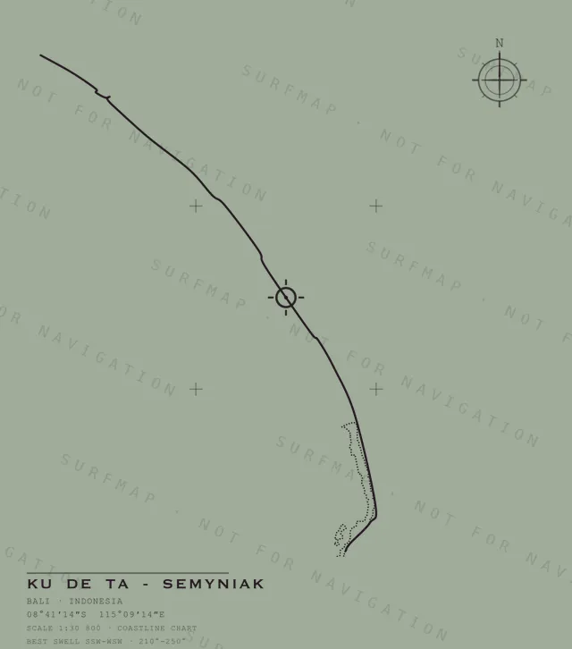 KU DE TA - Semyniak chart, the full artwork printed on the back