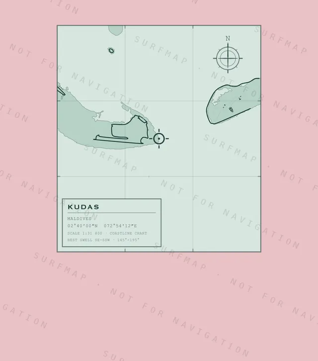 Kudas chart, the full artwork printed on the back