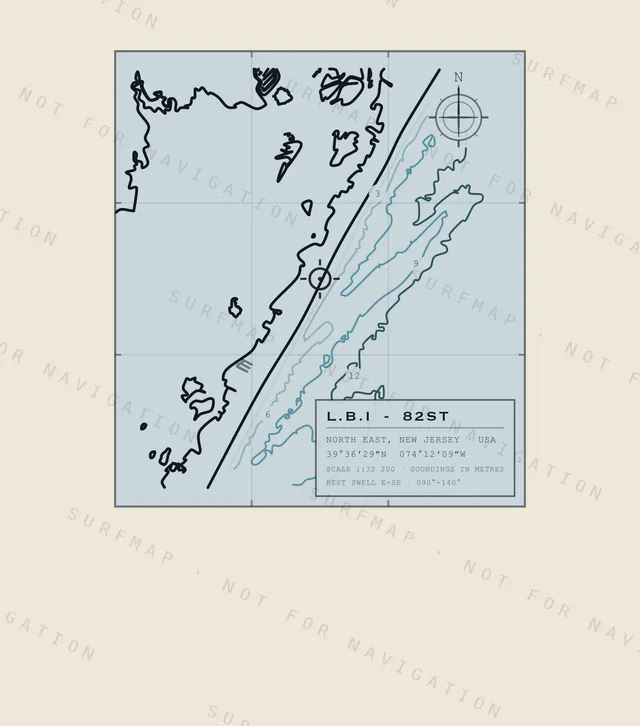 L.B.I - 82st chart, the full artwork printed on the back
