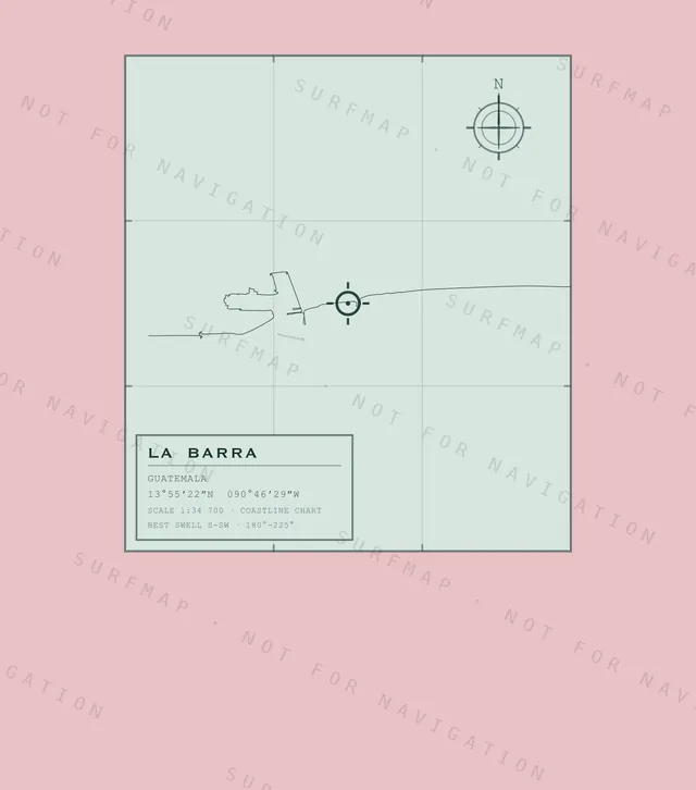 La Barra chart, the full artwork printed on the back