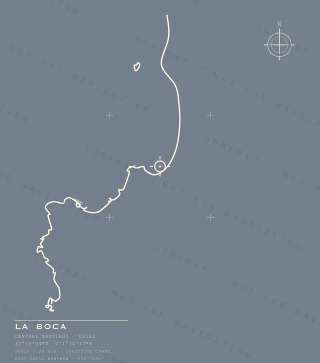 La Boca chart, the full artwork printed on the back