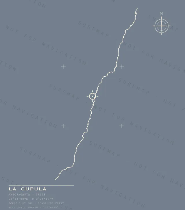 La Cupula chart, the full artwork printed on the back