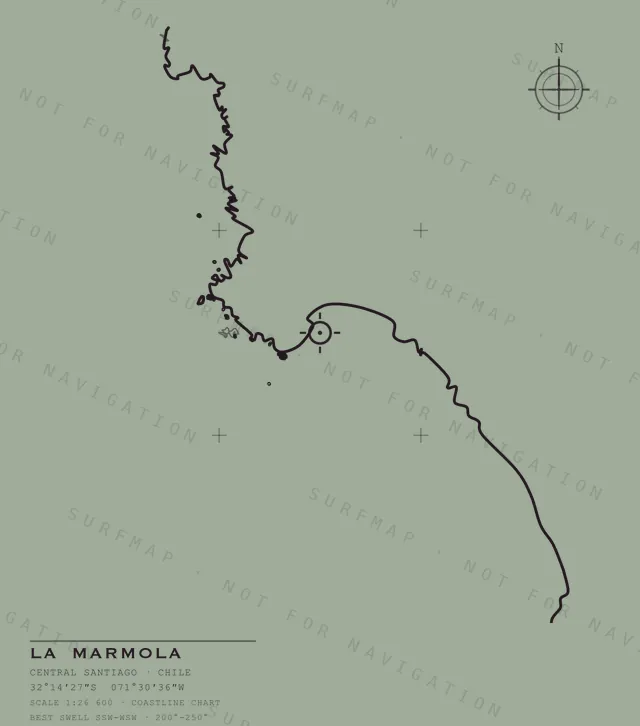 La Marmola chart, the full artwork printed on the back