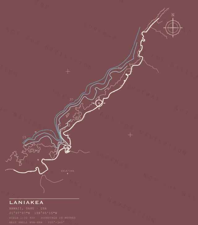 Laniakea chart, the full artwork printed on the back
