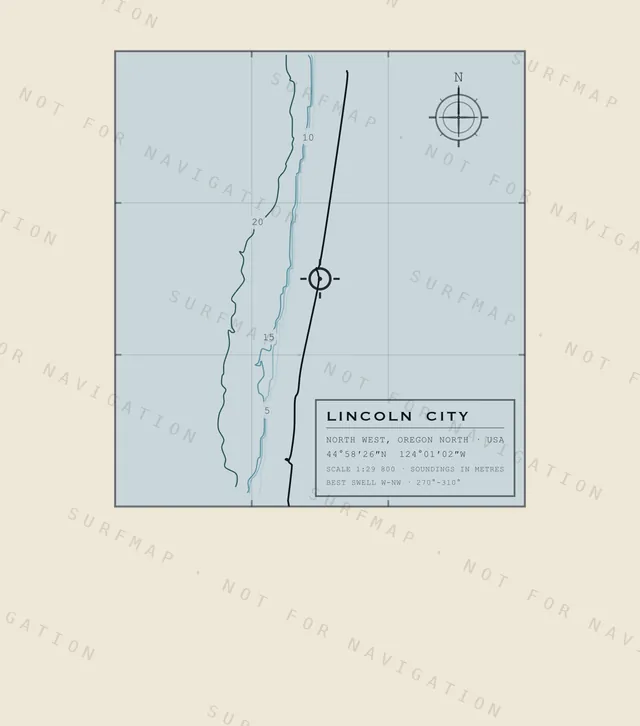 Lincoln City chart, the full artwork printed on the back