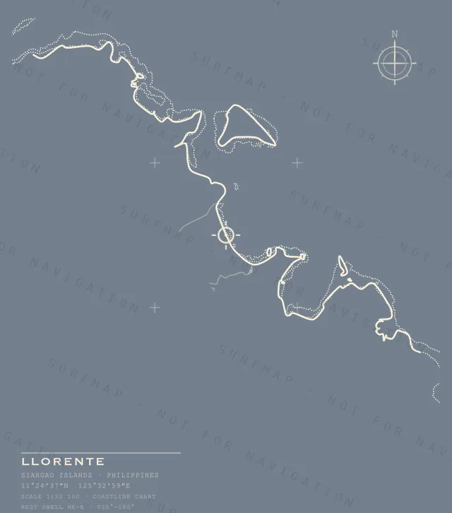 Llorente chart, the full artwork printed on the back