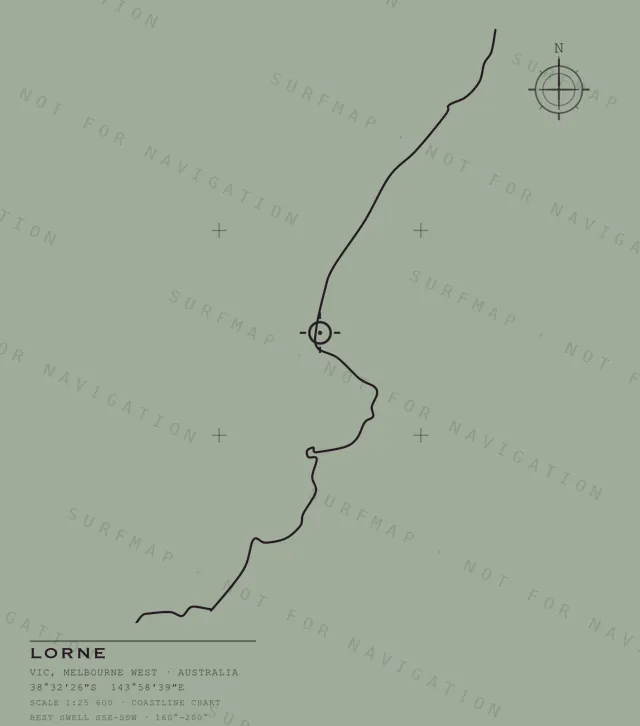 Lorne chart, the full artwork printed on the back