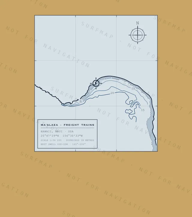Ma'Alaea - Freight Trains chart, the full artwork printed on the back