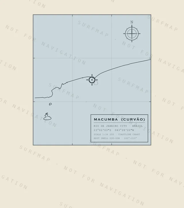Macumba (Curvão) chart, the full artwork printed on the back