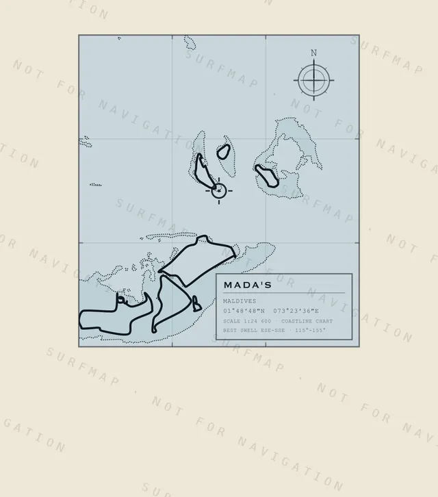 Mada's chart, the full artwork printed on the back