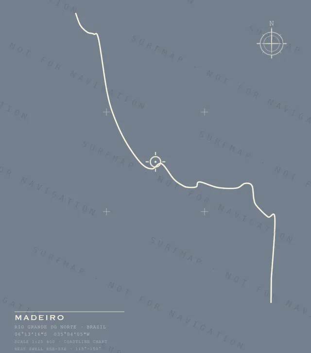 Madeiro chart, the full artwork printed on the back