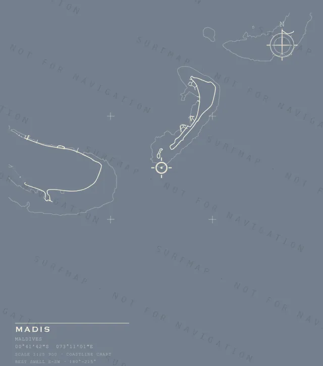 Madis chart, the full artwork printed on the back