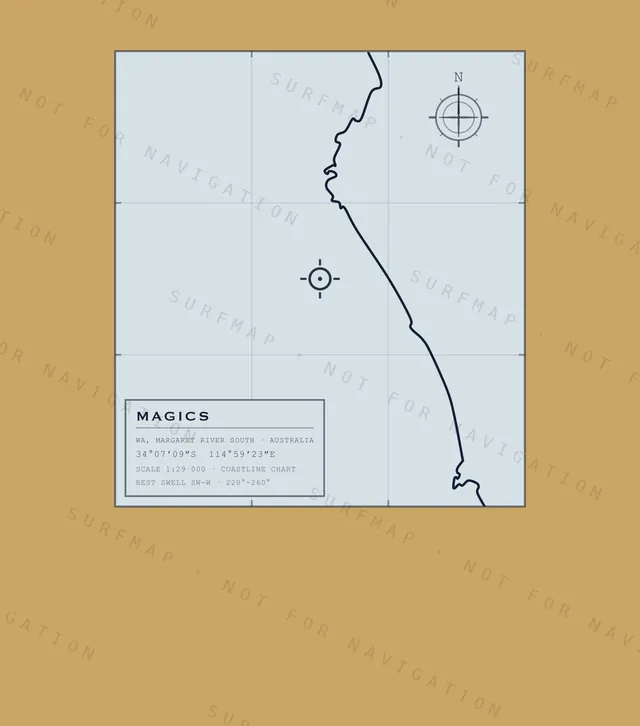 Magics chart, the full artwork printed on the back