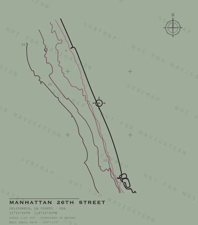 Manhattan 26th Street chart, the full artwork printed on the back