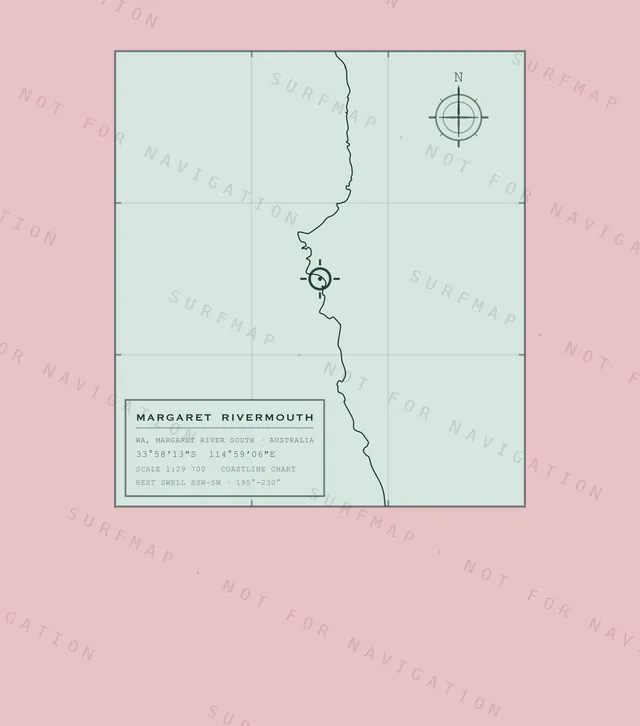 Margaret Rivermouth chart, the full artwork printed on the back