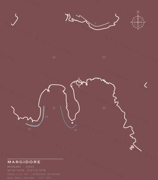 Margidore chart, the full artwork printed on the back