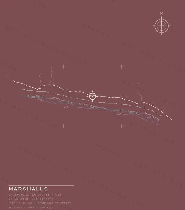 Marshalls chart, the full artwork printed on the back