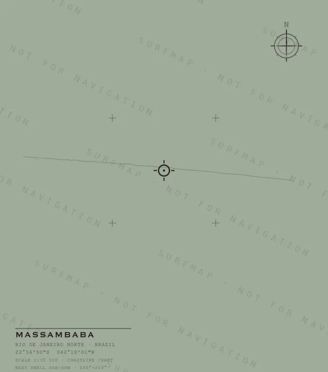 Massambaba chart, the full artwork printed on the back