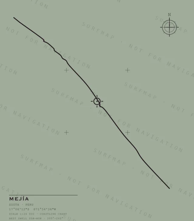Mejía chart, the full artwork printed on the back