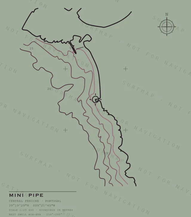 Mini Pipe chart, the full artwork printed on the back