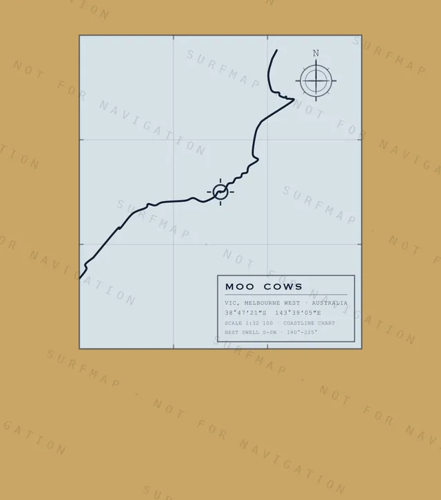Moo Cows chart, the full artwork printed on the back