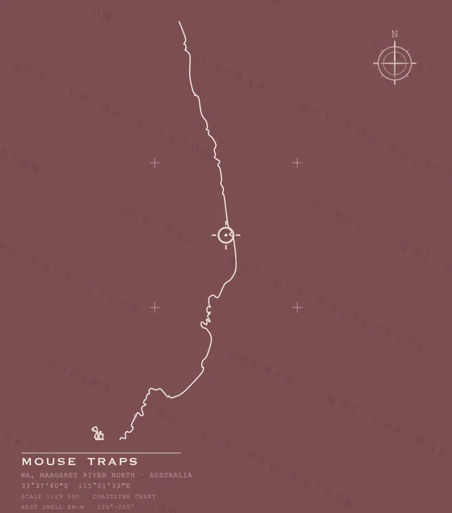 Mouse Traps chart, the full artwork printed on the back