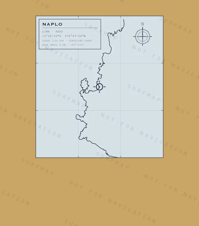 Naplo chart, the full artwork printed on the back