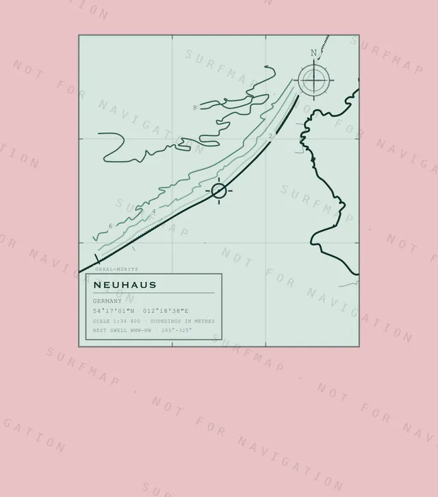 Neuhaus chart, the full artwork printed on the back