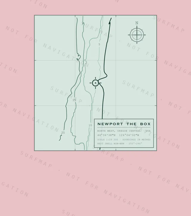 Newport The Box chart, the full artwork printed on the back