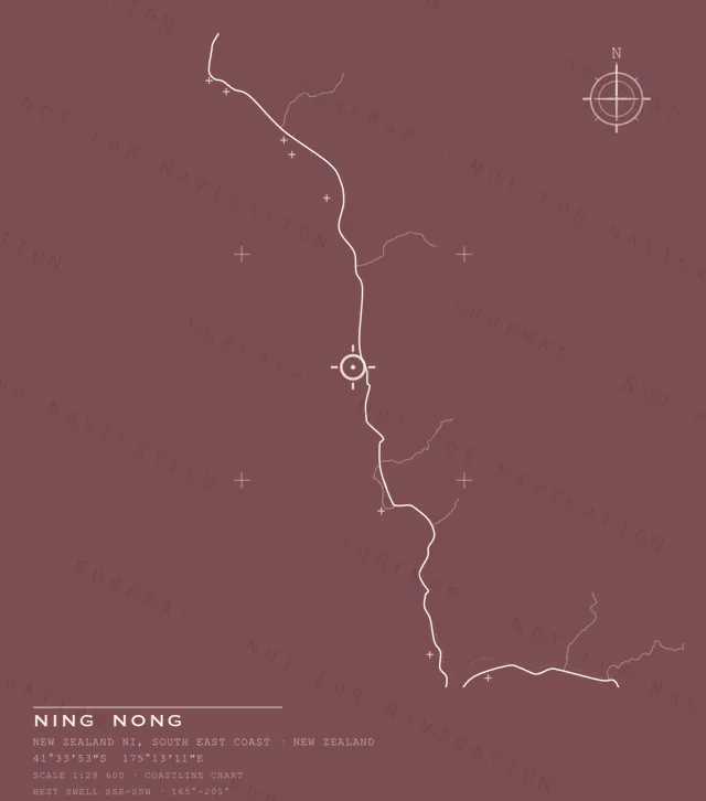 Ning Nong chart, the full artwork printed on the back