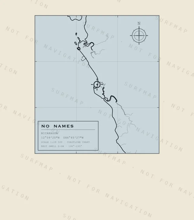 No Names chart, the full artwork printed on the back