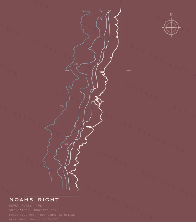 Noahs Right chart, the full artwork printed on the back