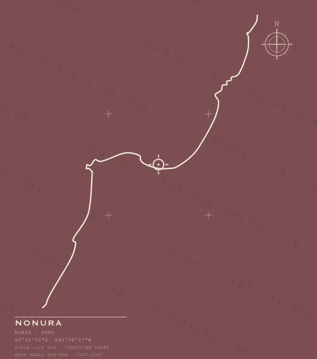 Nonura chart, the full artwork printed on the back