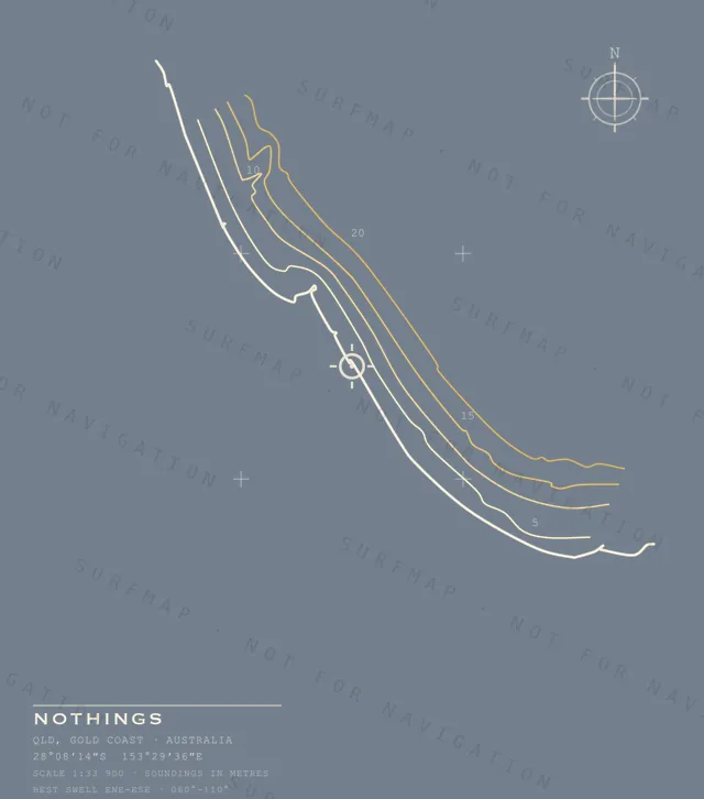 Nothings chart, the full artwork printed on the back