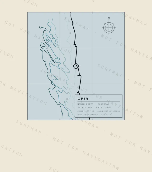 Ofir chart, the full artwork printed on the back