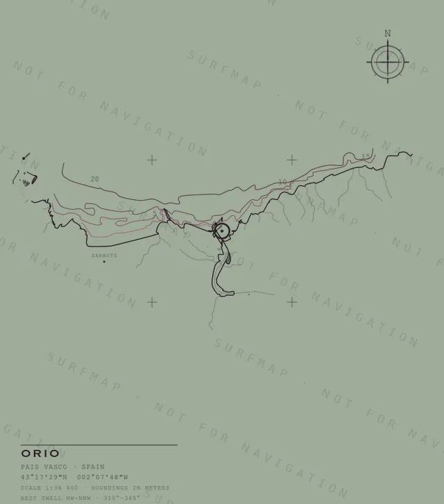 Orio chart, the full artwork printed on the back