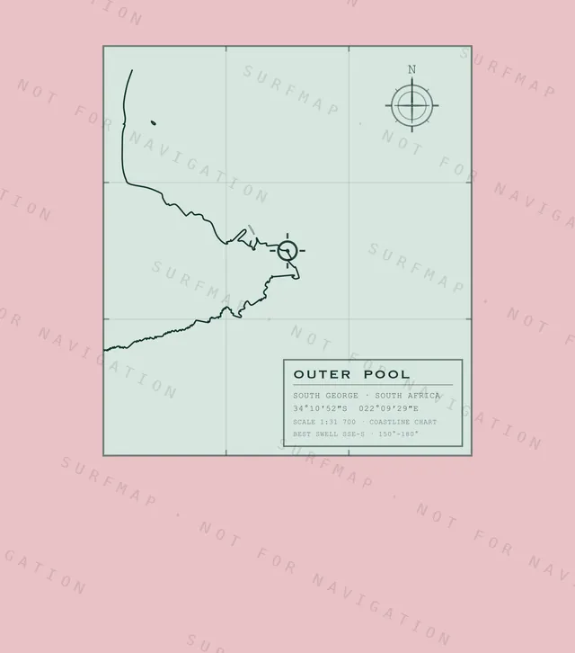 Outer Pool chart, the full artwork printed on the back