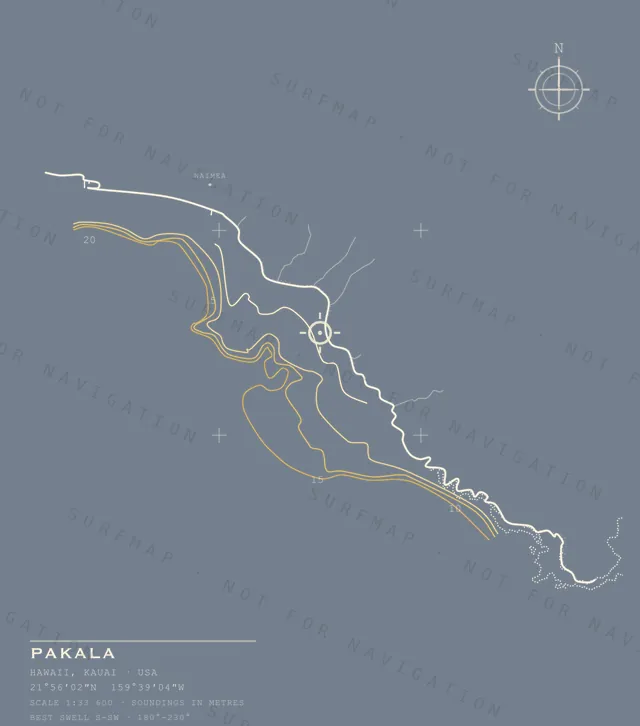 Pakala chart, the full artwork printed on the back