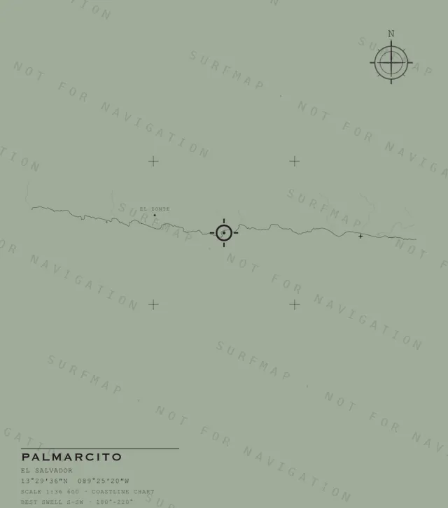 Palmarcito chart, the full artwork printed on the back