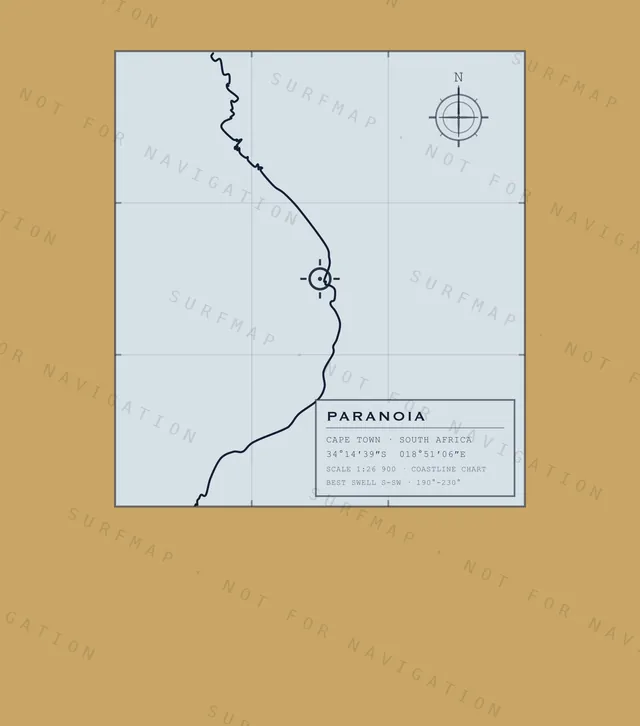 Paranoia chart, the full artwork printed on the back
