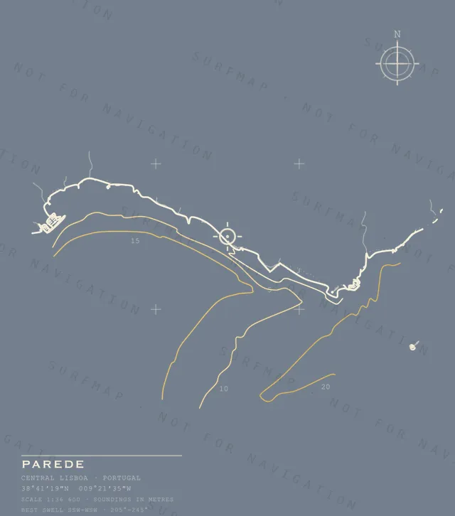 Parede chart, the full artwork printed on the back