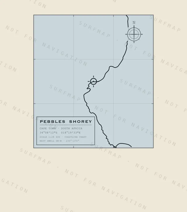 Pebbles Shorey chart, the full artwork printed on the back