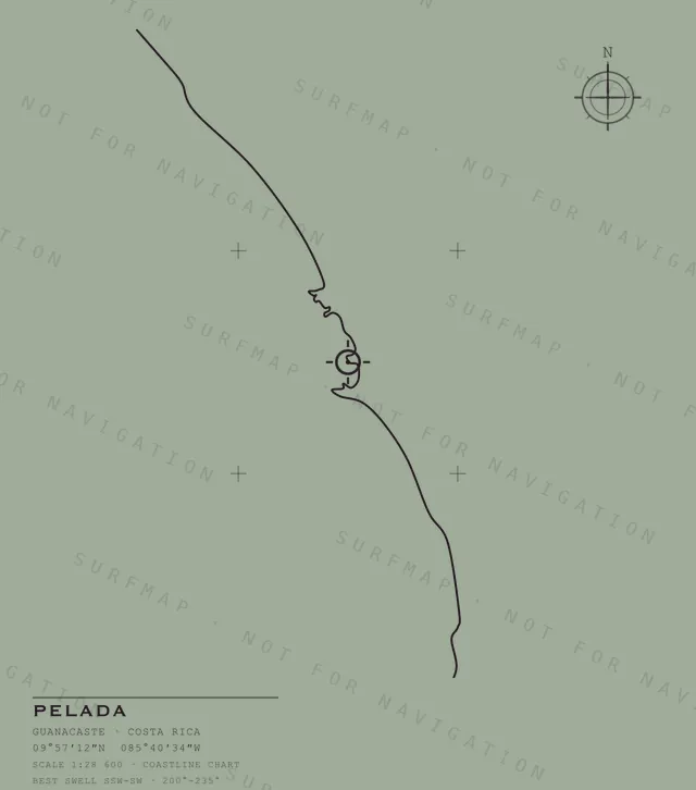 Pelada chart, the full artwork printed on the back