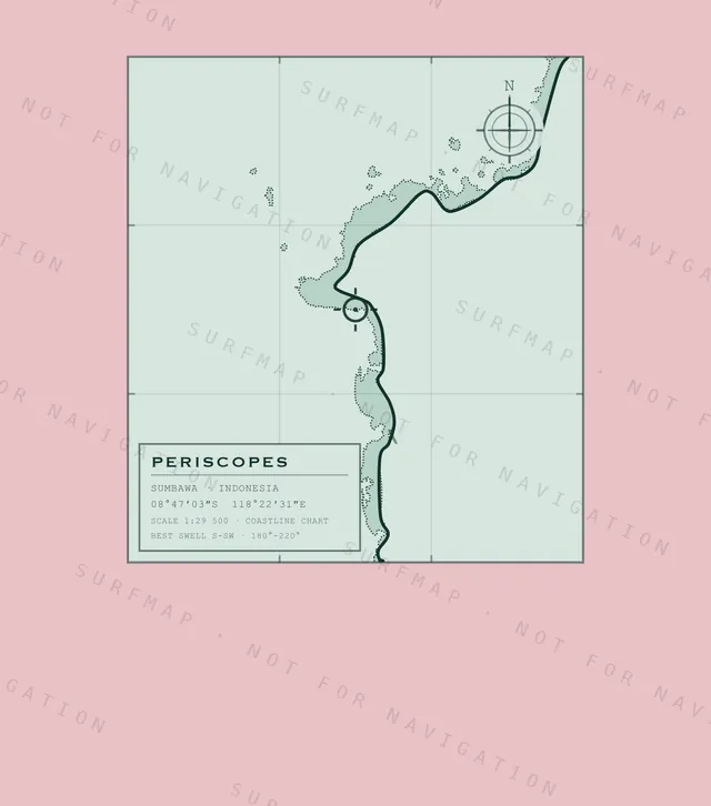 Periscopes chart, the full artwork printed on the back