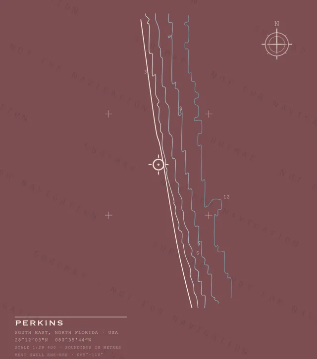 Perkins chart, the full artwork printed on the back