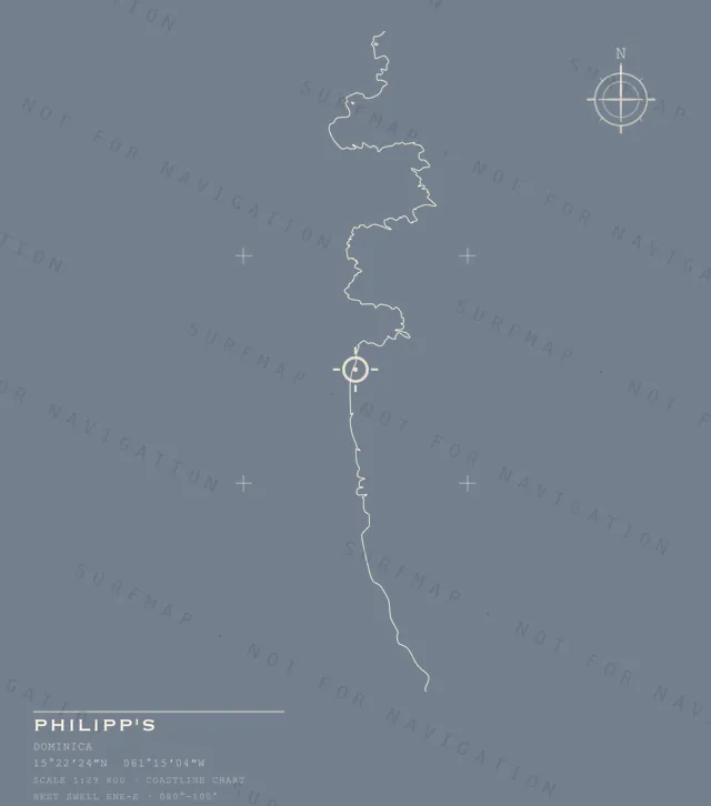Philipp's chart, the full artwork printed on the back