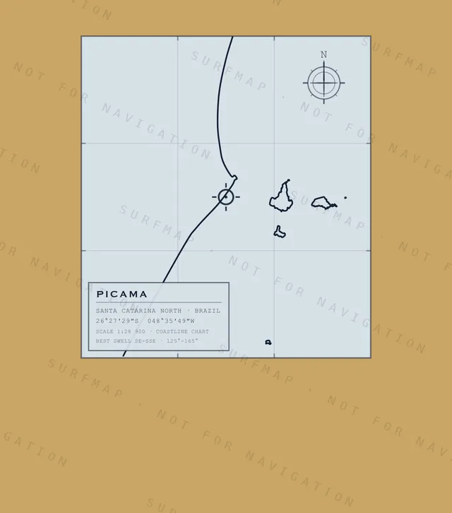 Picama chart, the full artwork printed on the back